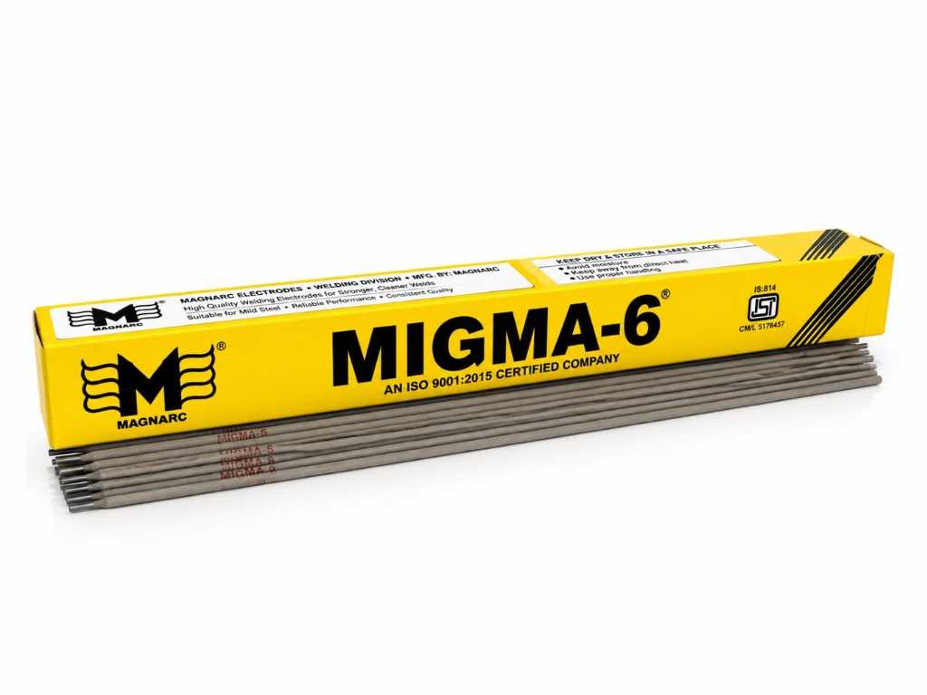 MIGMA-6 rutile type all-position welding electrode